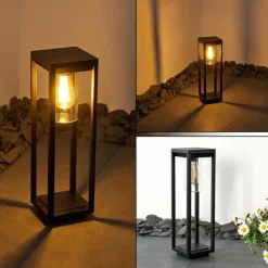 hofstein Borne lumineuse Baoshan Noir, 1 lumière