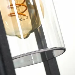 hofstein Borne lumineuse Baoshan Noir, 1 lumière