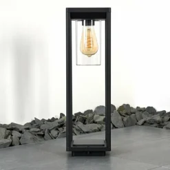 hofstein Borne lumineuse Baoshan Noir, 1 lumière