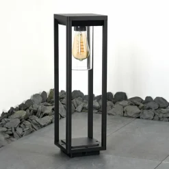 hofstein Borne lumineuse Baoshan Noir, 1 lumière