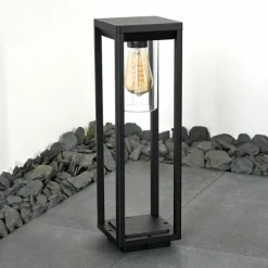 hofstein Borne lumineuse Baoshan Noir, 1 lumière