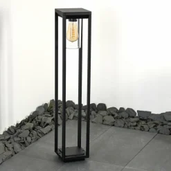 hofstein Borne lumineuse Baoshan Noir, 1 lumière