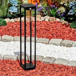 hofstein Borne lumineuse Baoshan Noir, 1 lumière, Détecteur de mouvement