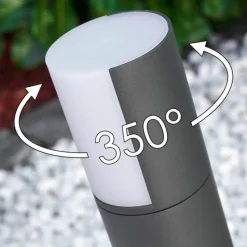 hofstein Borne lumineuse Baulund LED Anthracite, 1 lumière