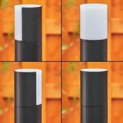 hofstein Borne lumineuse Baulund LED Noir, 1 lumière