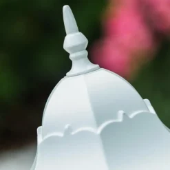 Luminaires Rustiques-hofstein Borne lumineuse blanche Blanc, 1 lumière