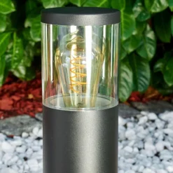 hofstein Borne lumineuse Bodio Noir, 1 lumière