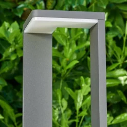 Luminaires Rustiques-hofstein Borne lumineuse Borga LED Anthracite, 1 lumière