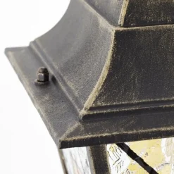 Luminaires Rustiques-Luminaires Brilliant Borne lumineuse Brilliant Janel Noir, 1 lumière