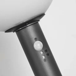 hofstein Borne lumineuse Bubodefo Anthracite, 1 lumière, Détecteur de mouvement