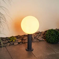 hofstein Borne lumineuse Bubodefo Anthracite, 1 lumière