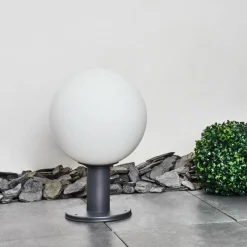 hofstein Borne lumineuse Bubodefo Anthracite, 1 lumière