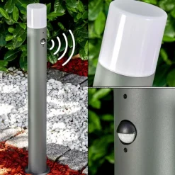 hofstein Borne lumineuse Buhrkall Anthracite, 1 lumière, Détecteur de mouvement