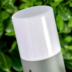 hofstein Borne lumineuse Buhrkall Anthracite, 1 lumière, Détecteur de mouvement