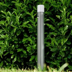 hofstein Borne lumineuse Buhrkall Anthracite, 1 lumière, Détecteur de mouvement