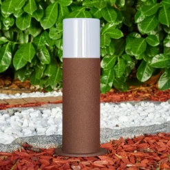 hofstein Borne lumineuse Buhrkall Rouille, 1 lumière