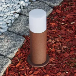 hofstein Borne lumineuse Buhrkall Rouille, 1 lumière