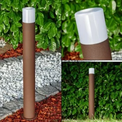 hofstein Borne lumineuse Buhrkall Rouille, 1 lumière