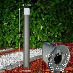 hofstein Borne lumineuse Buhrkall Anthracite, 1 lumière