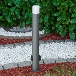 hofstein Borne lumineuse Buhrkall Anthracite, 1 lumière