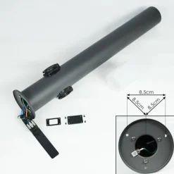 hofstein Borne lumineuse Buhrkall Anthracite, 1 lumière