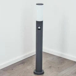 hofstein Borne lumineuse Caserta Anthracite, 1 lumière, Détecteur de mouvement