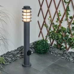 hofstein Borne lumineuse Caserta Anthracite, 1 lumière