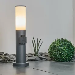 hofstein Borne lumineuse Caserta Anthracite, 1 lumière