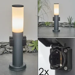 hofstein Borne lumineuse Caserta Anthracite, 1 lumière