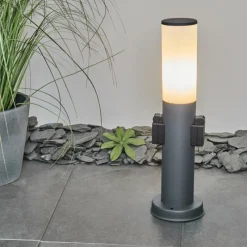 hofstein Borne lumineuse Caserta Anthracite, 1 lumière