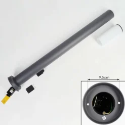 hofstein Borne lumineuse Caserta Anthracite, 1 lumière