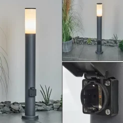 hofstein Borne lumineuse Caserta Anthracite, 1 lumière
