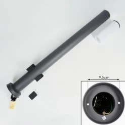 hofstein Borne lumineuse Caserta Anthracite, 1 lumière