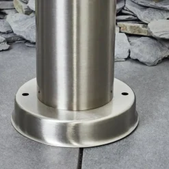 hofstein Borne lumineuse Caserta Nickel mat, Blanc, 1 lumière