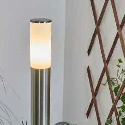 hofstein Borne lumineuse Caserta Nickel mat, 1 lumière