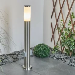 hofstein Borne lumineuse Caserta Nickel mat, 1 lumière