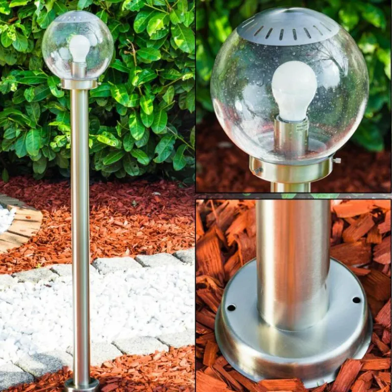 hofstein Borne lumineuse CORDOVA Acier inoxydable, 1 lumière