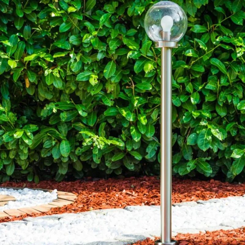 hofstein Borne lumineuse CORDOVA Acier inoxydable, 1 lumière