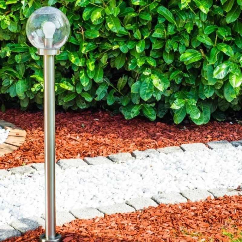 hofstein Borne lumineuse CORDOVA Acier inoxydable, 1 lumière