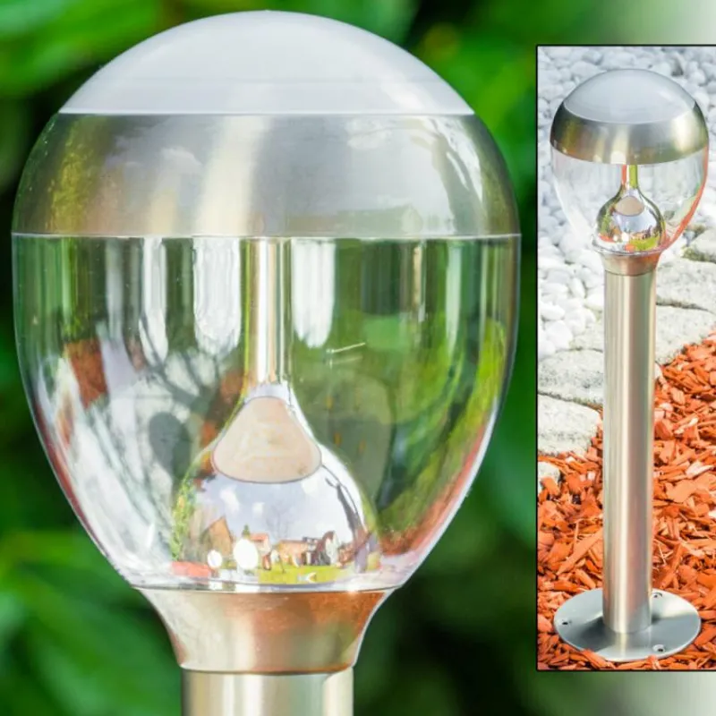 hofstein Borne lumineuse CORDOVA LED Acier inoxydable, 1 lumière