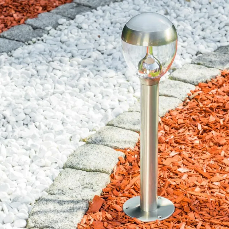 hofstein Borne lumineuse CORDOVA LED Acier inoxydable, 1 lumière