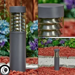 hofstein Borne lumineuse Dakar Anthracite, 1 lumière