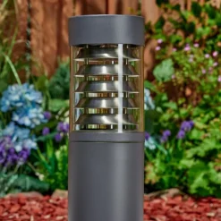 hofstein Borne lumineuse Dakar Anthracite, 1 lumière