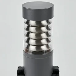 hofstein Borne lumineuse Dakar Anthracite, 1 lumière, Détecteur de mouvement