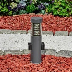 hofstein Borne lumineuse Dakar Anthracite, 1 lumière