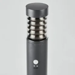 hofstein Borne lumineuse Dakar Anthracite, 1 lumière, Détecteur de mouvement