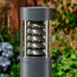 hofstein Borne lumineuse Dakar Anthracite, 1 lumière