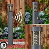 hofstein Borne lumineuse Dakar Anthracite, 1 lumière, Détecteur de mouvement