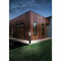 Luminaires Eglo Borne lumineuse Eglo RIFORANO LED Noir, 2 lumières