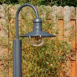 hofstein Borne lumineuse Elima Anthracite, 1 lumière